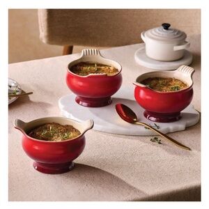 Le Creuset Cerise Heritage Soup Bowl (set of 4)